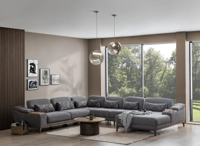 Luxury Sofa U-shape Modern Living room Corner sofa Upholstered furniture new Sofa Couch